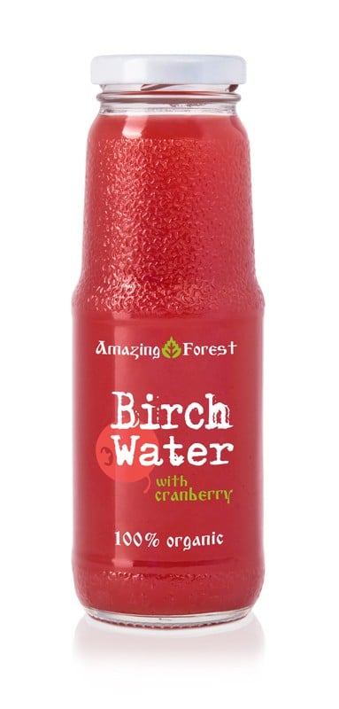 Birkenwasser mit Cranberry 250ml