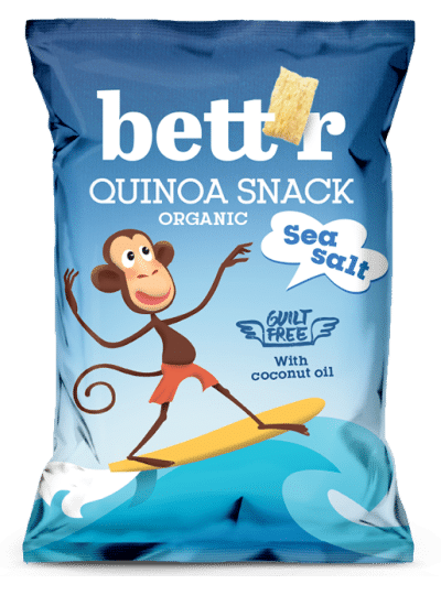 Bio Quinoa Snack mit Meersalz